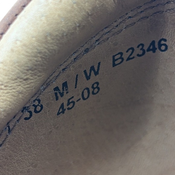 Börn M W B2346 Brown Leather Lace Up Oxford Shoes Women Size 38 - Picture 2 of 16